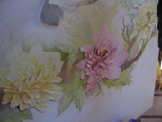 Нанесення малюнка-фрески на декоративну штукатурку з позолотою,з єлементами об`ємної ліпнини